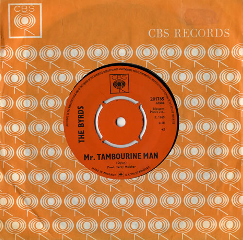 The Byrds Mr. Tambourine Man - 4pr UK 7